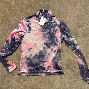 Teddy Fresh Fitted Long Sleeve Blue Black Tee